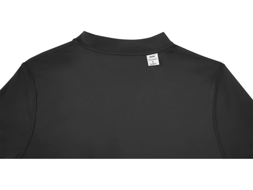 Мужская стильная футболка поло с короткими рукавами Deimos, черный фото 4