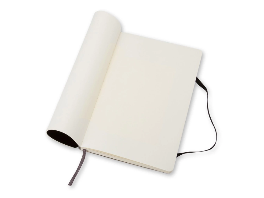 Записная книжка Moleskine Classic Soft (нелинованный), Large (13х21см), черный фото 4