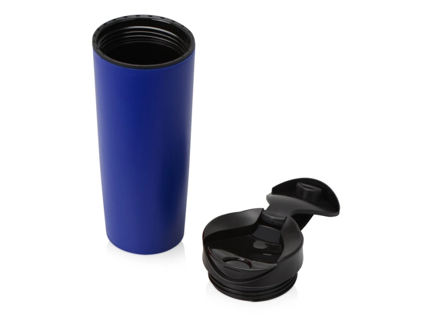 Термокружка Годс 470мл на присоске, синий фото 4