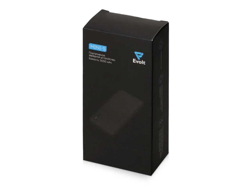 Внешний аккумулятор Evolt Mini-5, 5000 mAh, серый фото 11
