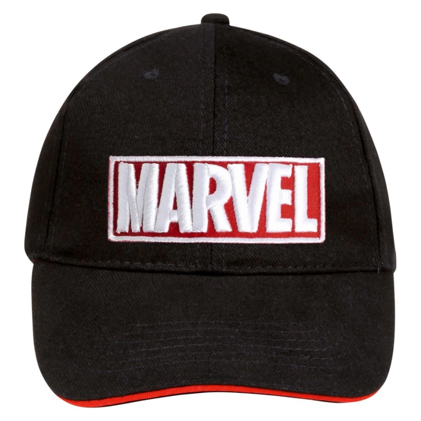 Бейсболка с вышивкой Marvel, черная фото 6