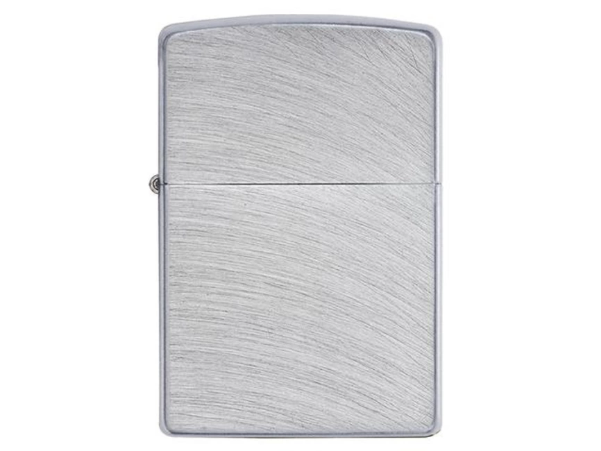 Зажигалка ZIPPO Classic с покрытием Chrome Arch, латунь/сталь, серебристая, матовая, 38x13x57 мм фото 2
