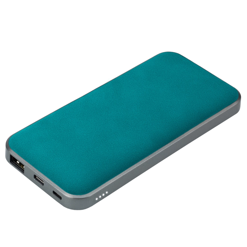 Внешний аккумулятор In Velour 10000 mAh, бирюзовый фото 1