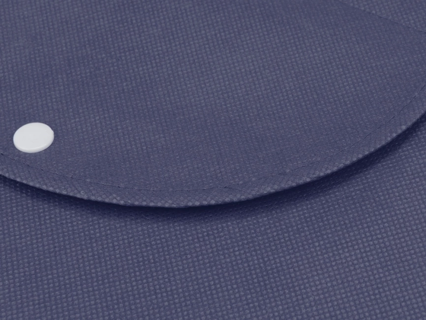 Складная сумка Maple из нетканого материала, темно-синий фото 5