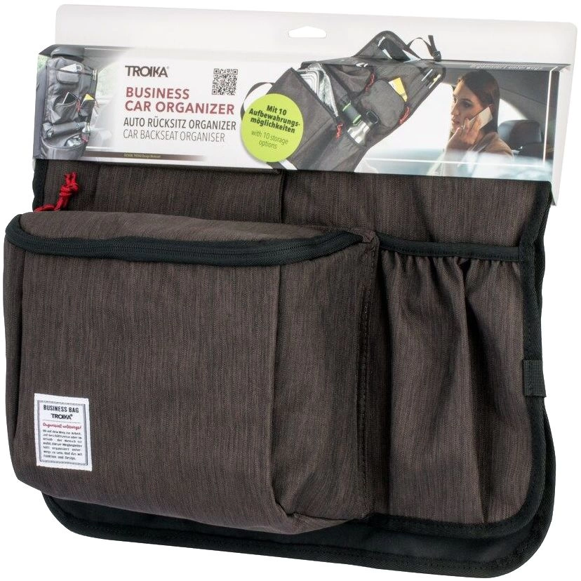 Органайзер на спинку сиденья Business Car Organizer, серый фото 3