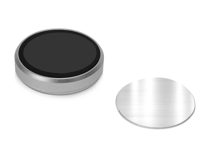 Магнитный держатель для телефона Magpin mini, черный/стальной фото 1