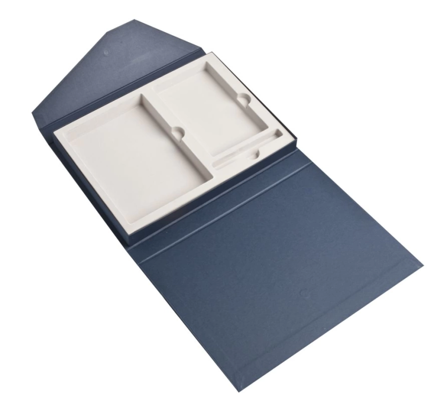 Коробка Trio под ежедневник, визитницу и ручку, синяя фото 2