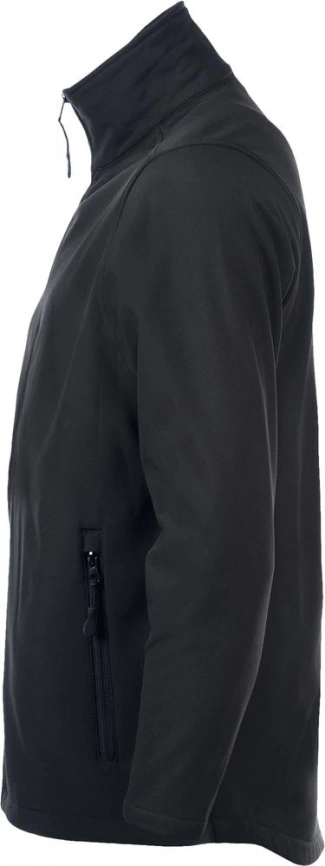 Куртка софтшелл мужская Race Men черная, размер 3XL фото 3