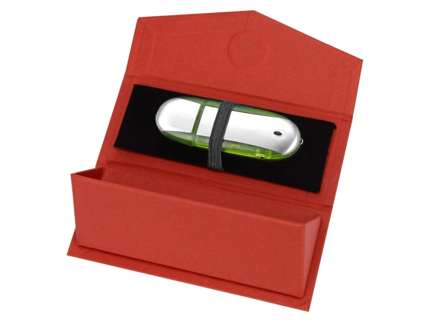 Подарочная коробка для флеш-карт треугольная, серый фото 2