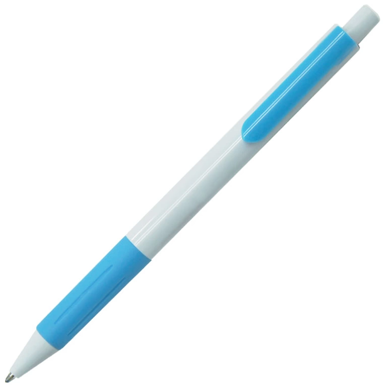 Ручка шариковая, пластик, белый/голубой, Venice фото 2