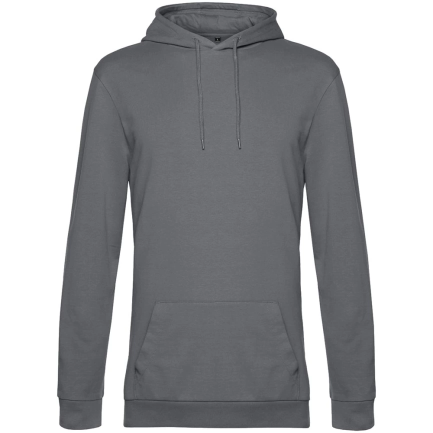 Толстовка с капюшоном унисекс Hoodie, серая (стальная), размер S фото 1