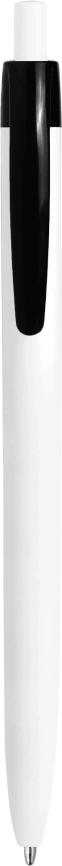 Ручка шариковая DAROM, белая с чёрным фото 2