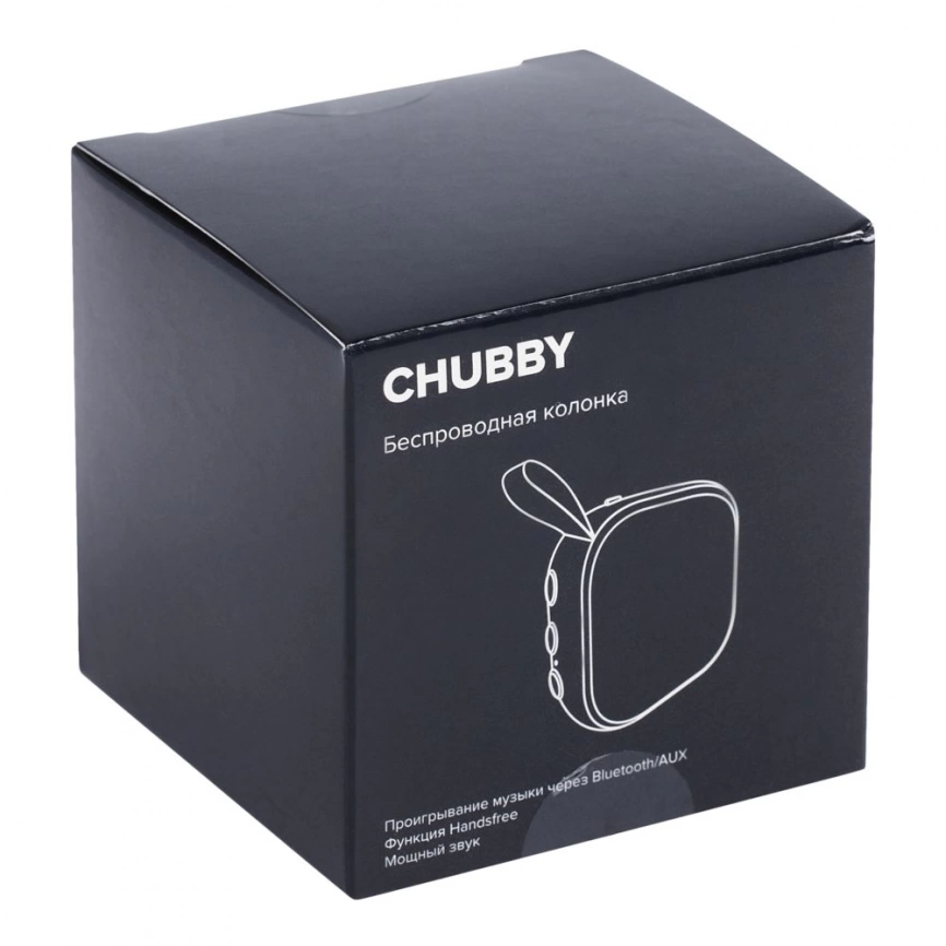 Беспроводная колонка Chubby, черная фото 7