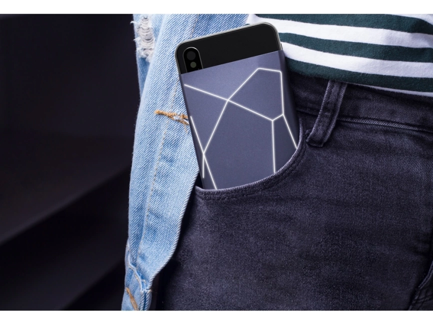 Портативное беспроводное зарядное устройство Geo Wireless, 5000 mAh, черный фото 6