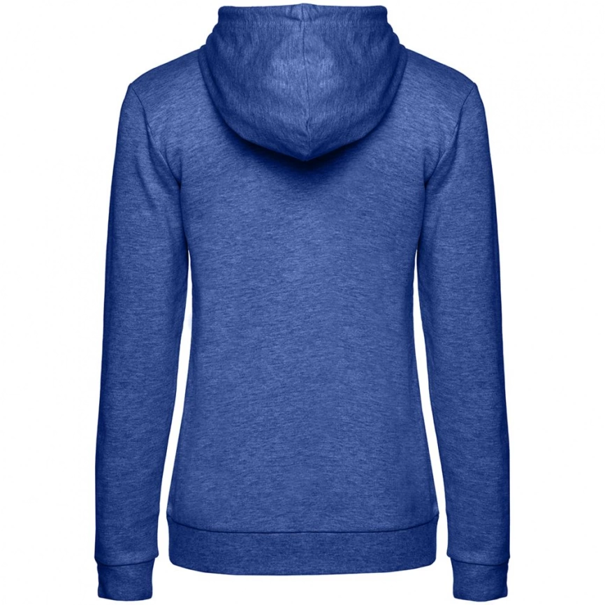 Толстовка с капюшоном женская Hoodie, ярко-синий меланж, размер XXL фото 2