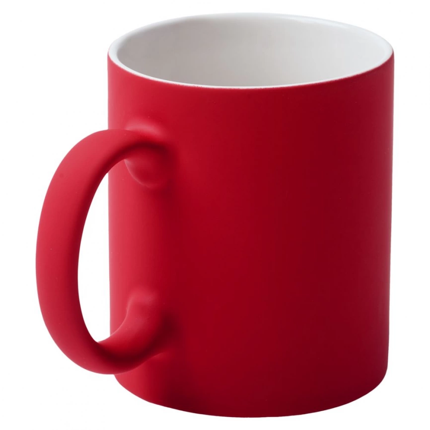 Кружка Sippy c покрытием софт-тач, 340 мл., ярко-красная фото 2