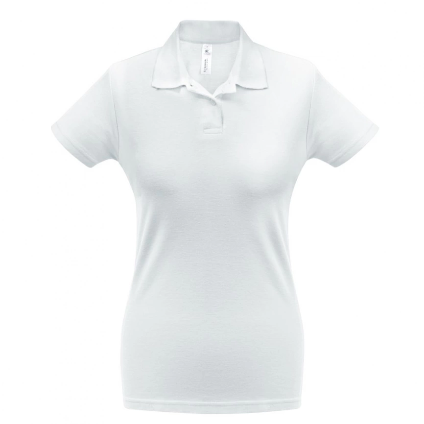 Рубашка поло женская ID.001 белая, размер XL фото 1