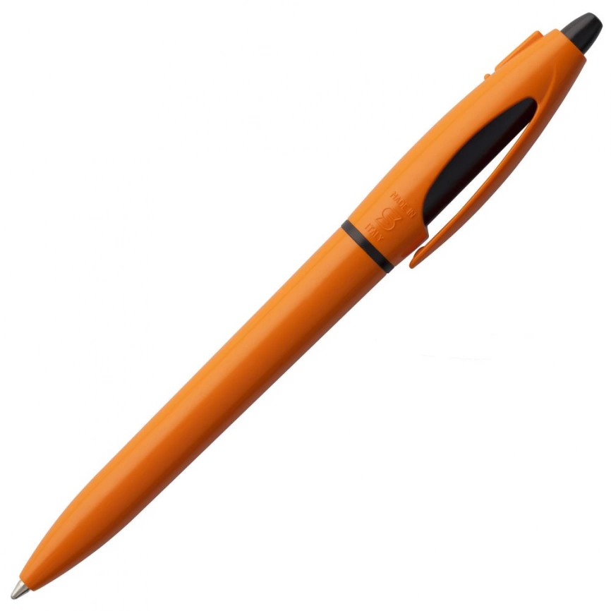 Ручка шариковая S! (Си), оранжевая фото 4