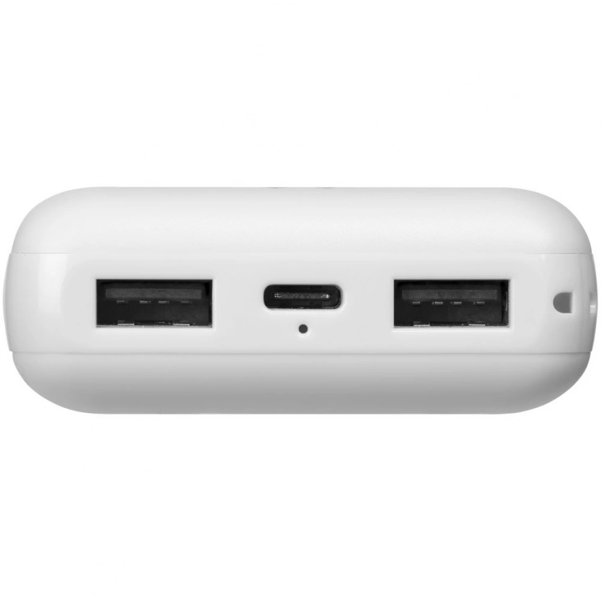 Аккумулятор с беспроводной зарядкой Full Feel Qi 10000 мАч, белый фото 4