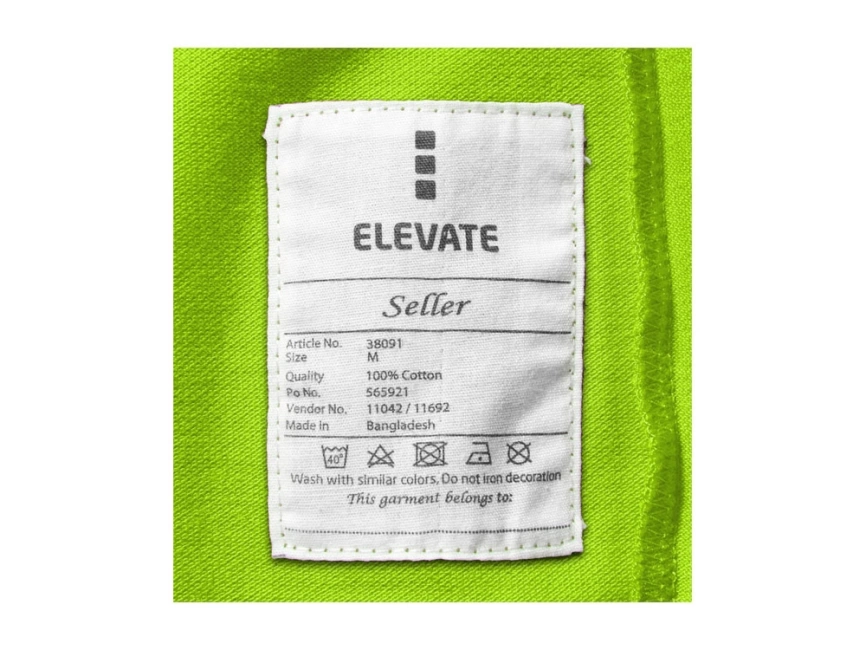 Рубашка поло Seller женская, зеленое яблоко фото 6