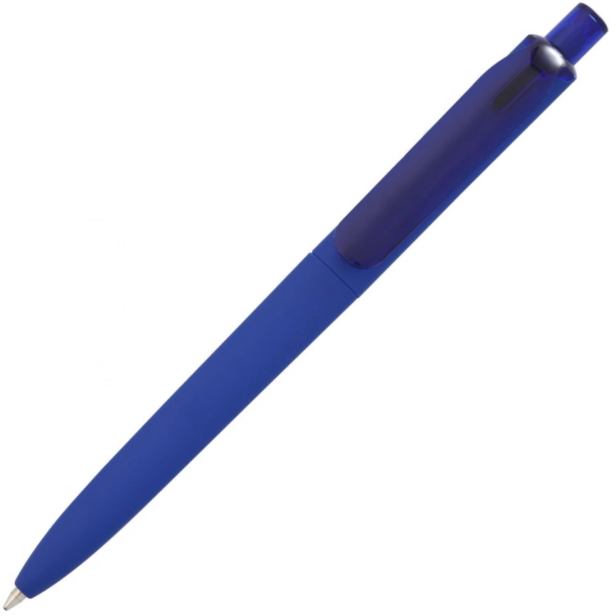 Ручка шариковая Prodir DS8 PRR-Т Soft Touch, синяя фото 1