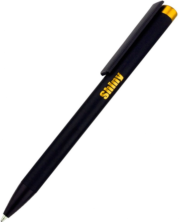Ручка металлическая Slice Soft, жёлтая фото 1