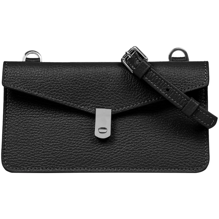 Сумка через плечо Busta, черная фото 1