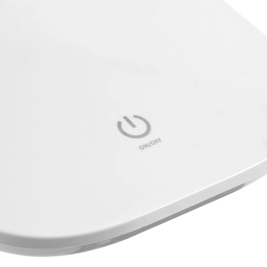 Настольная лампа с часами и календарем Office Torch, белая фото 7