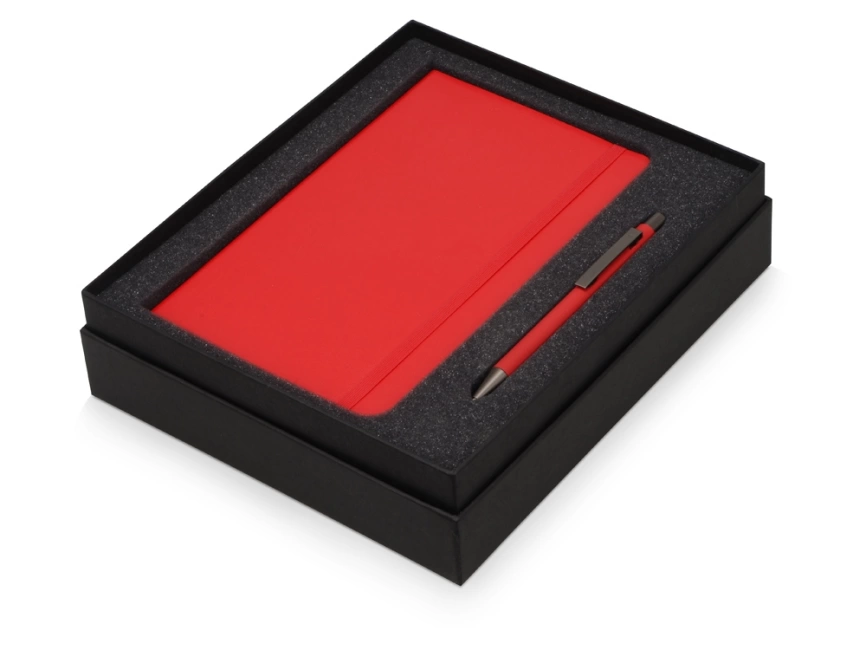 Подарочный набор Moleskine Van Gogh с блокнотом А5 Soft и ручкой, красный фото 3
