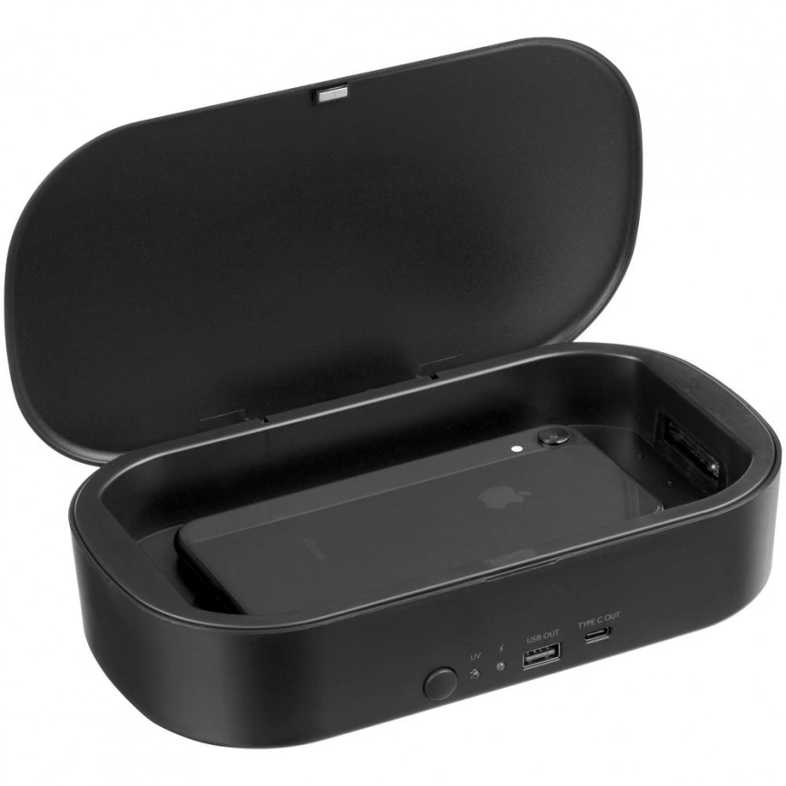 Стерилизатор c беспроводной зарядкой Handy Guard, черный фото 8