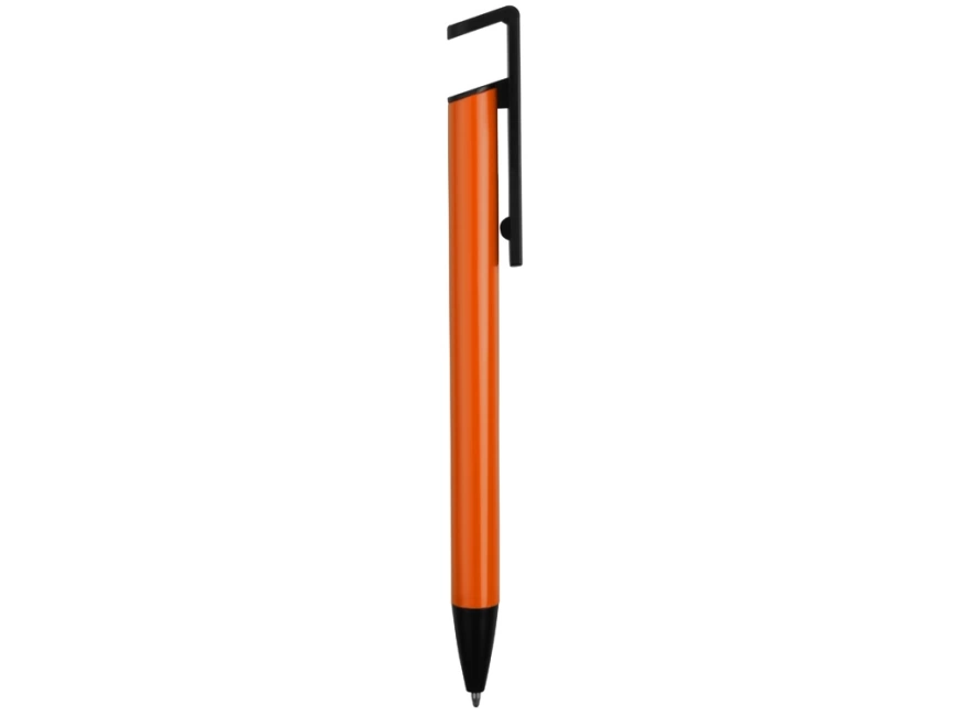 Ручка-подставка шариковая Кипер Металл, оранжевый фото 4