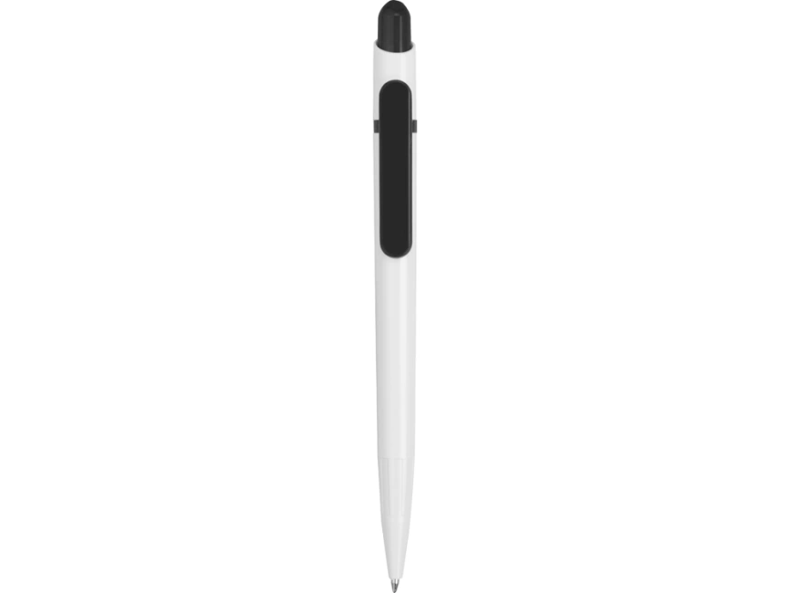 Ручка шариковая Этюд, белая с черным фото 2