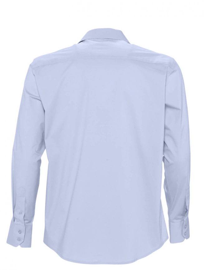 Рубашка мужская с длинным рукавом Brighton голубая, размер S фото 2