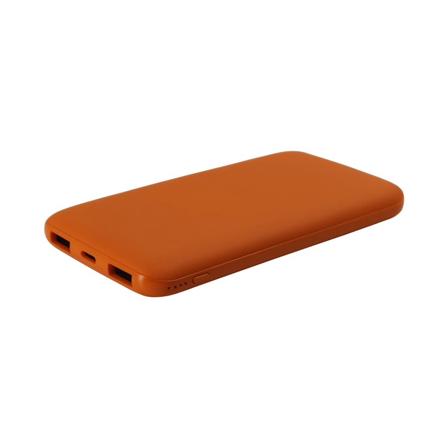 Внешний аккумулятор Bplanner Power 2 ST, софт-тач, 10000 mAh (Оранжевый) фото 1