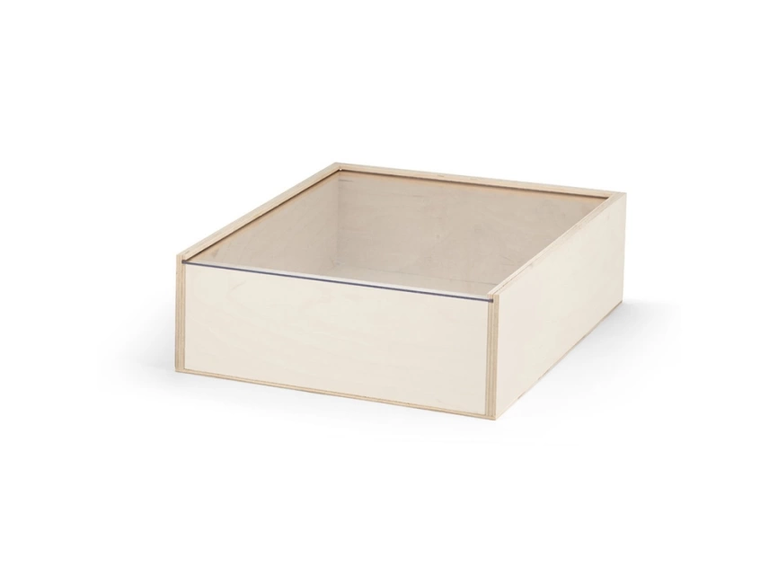 Деревянная коробка BOXIE CLEAR L, натуральный фото 1