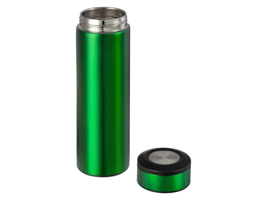 Термос Confident Metallic 420мл, зеленый фото 2