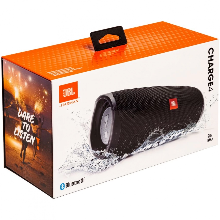 Беспроводная колонка JBL Charge 4, черная фото 9