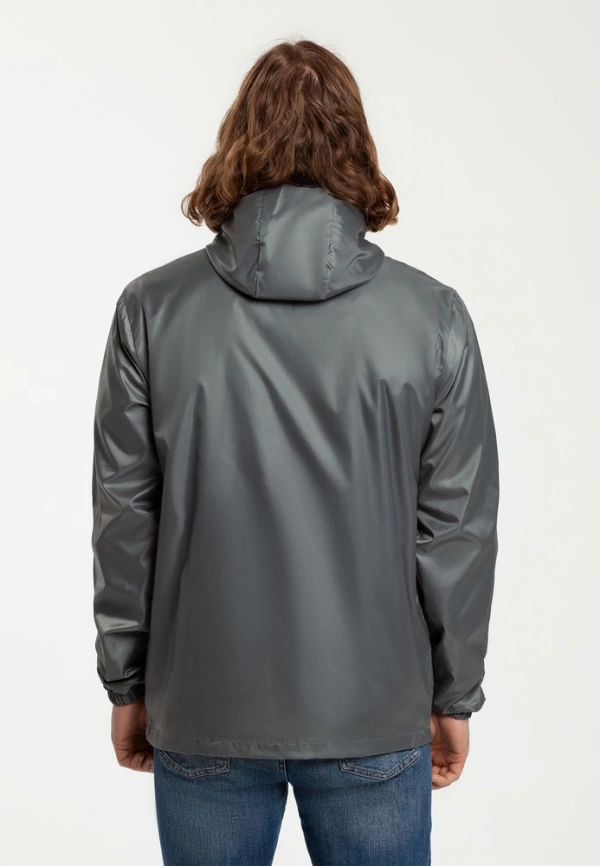 Ветровка мужская Fastplant серая, размер S фото 9