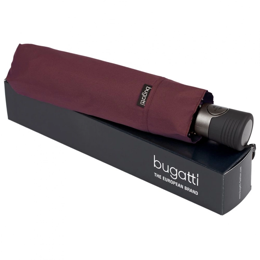 Складной зонт TAKE IT DUO, бордовый фото 3