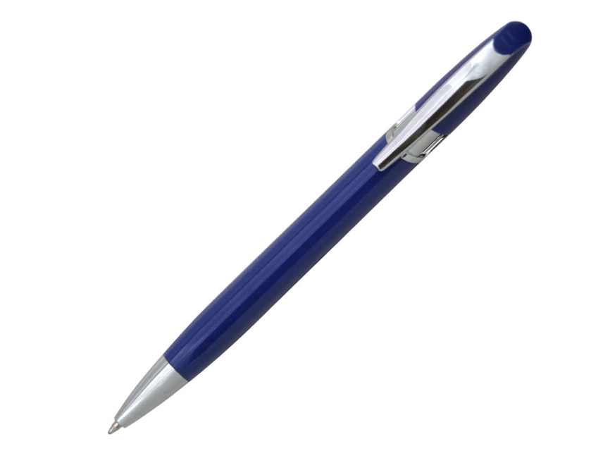 Ручка шариковая, металл, синий фото 2