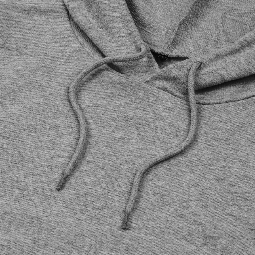 Толстовка с капюшоном унисекс Hoodie, темно-серый меланж, размер M фото 8
