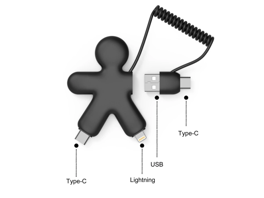 Зарядный кабель BUDDY ECO, черный фото 3