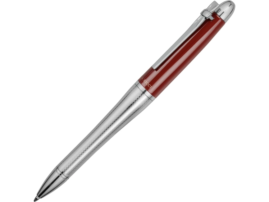 Ручка шариковая Nina Ricci модель Sibyllin в футляре, серебристый/красный фото 1